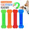 Indestructible Dog Chew Toys for Aggressive Chewers Heavy Duty Rubber Bone Puppy Teething Toy with Toothbrush Function