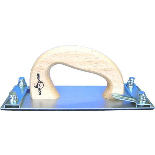 Sakazume Clip-on Hand Sander with Wooden Handle, 70 x 200mm