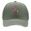 Printed Thousand Cranes Lightweight Outdoor Washable Curved Brim Hat Adjustable Size Fashionable  Sandwich Baseball Cap