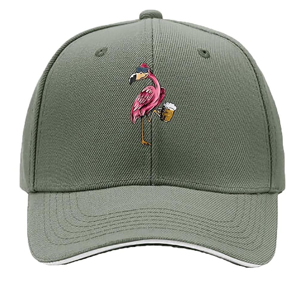 Printed Thousand Cranes Lightweight Outdoor Washable Curved Brim Hat Adjustable Size Fashionable Sandwich Baseball Cap