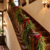 Artificial Christmas Cedar Garland 180cm/270cm - Realistic Needles for Fireplace Table Window Stair Mantel Indoor Outdoor Decor