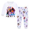 Children's Fashion Suit  Round Neck Long Sleeve Top Pants