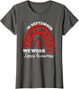 In September We Wear Red Sepsis Awareness Sweet Gift Ladies' Crewneck T-Shirt Unisex T-Shirt