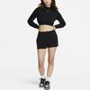 Nike Women's  Black Mock Neck Cropped Sweatshirt FN2477-010