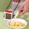 Pommes Frites Schneider Manuell Kartoffelschneider Tragbar Zuhause Edelstahl Kartoffelschneidemaschine Küchengemüseschneider