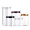 Transparent Black Lid PET Jar for Honey, Nuts, and Snacks