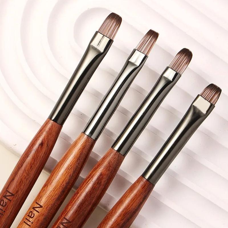 Nail Art Brush Double Headed Sandalwood Lines Drawing Color Painting Phototherapy Gradient Sweeping Specific Pen Manicure Tools