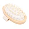 Wood   Brush   Cushion Non Slip Hand Held  R Body Brush for Home SPA Use