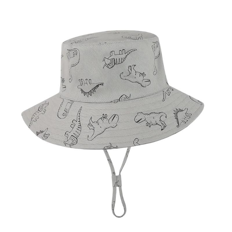 Animal Print Kids Fisherman Hat With Wide Brims Sun Protections For Children Boys And Girls Outdoor Activity Headwear