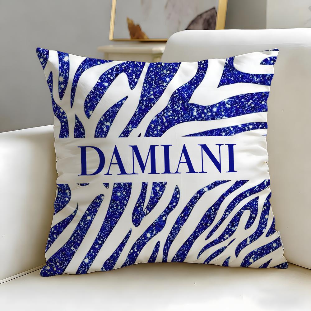 Klassische Schmuckmarke Damiani Kissenbezug Cushion Cover Weich & Leicht zu Waschen – Vielseitig für Sofa, Bett, Reisen und Büro