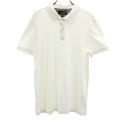 Kurzarm Poloshirt L weiß Herren Gebraucht