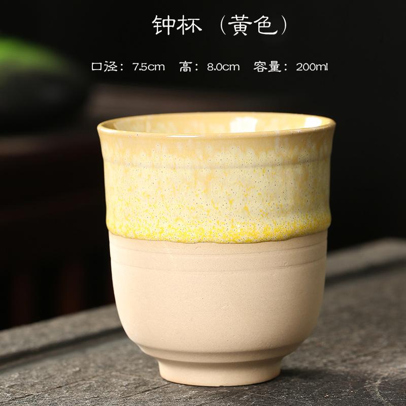 200ML Japanese Style Ceramic Coffee Cup Creativity Retro Kung Fu Tea Cups Single Pottery Drinkware Tableware Water Mugs New