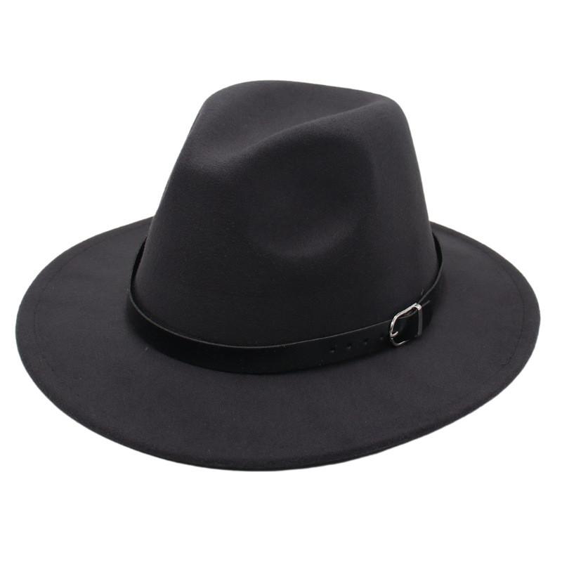 Ethnic Style Vintage Fedora Hat With Wide Brim For Women And Men