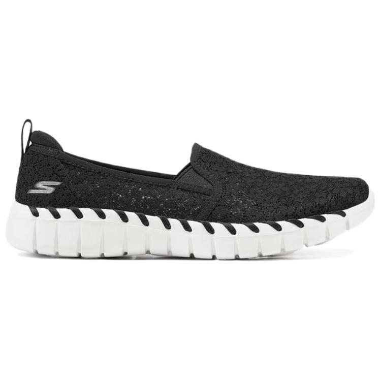 Skechers GOwalk Smart 2 Comfortable Versatile Shock Absorbing Durable Low-Top Casual Shoes Women Sneaker Black 124064-BKW