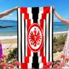 Eintracht Frankfurt Print Strandtuch, Vielseitiges Leichtes Saugfähiges Strandtuch für Pool Surf Yoga Badezimmer, Perfektes Geburtstags-Urlaubsgeschenk