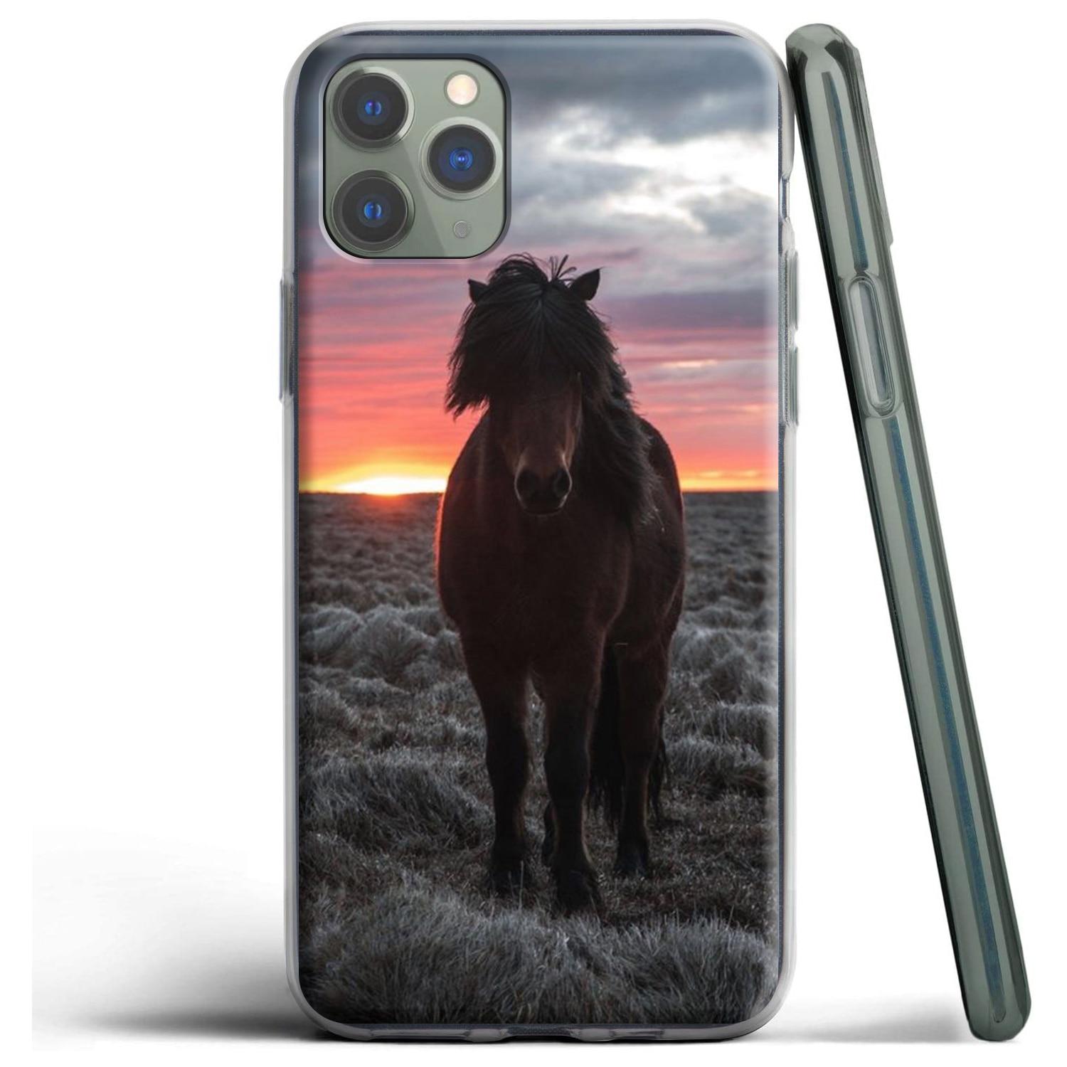 

Силиконовый чехол с изображением лошади для Apple iPhone 12 Mini 11 Pro SE XS X XR Max 8 7 6S 6 Plus 5S for Iphone 12 Mini бездна