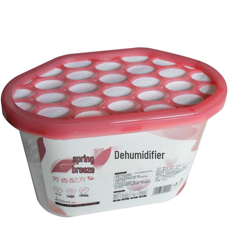 Odvlhčovací box Spring Breeze 450 ml - Pohlcovač vlhkosti a sáček proti plísni do šatníku, pokoje a na toaletu.