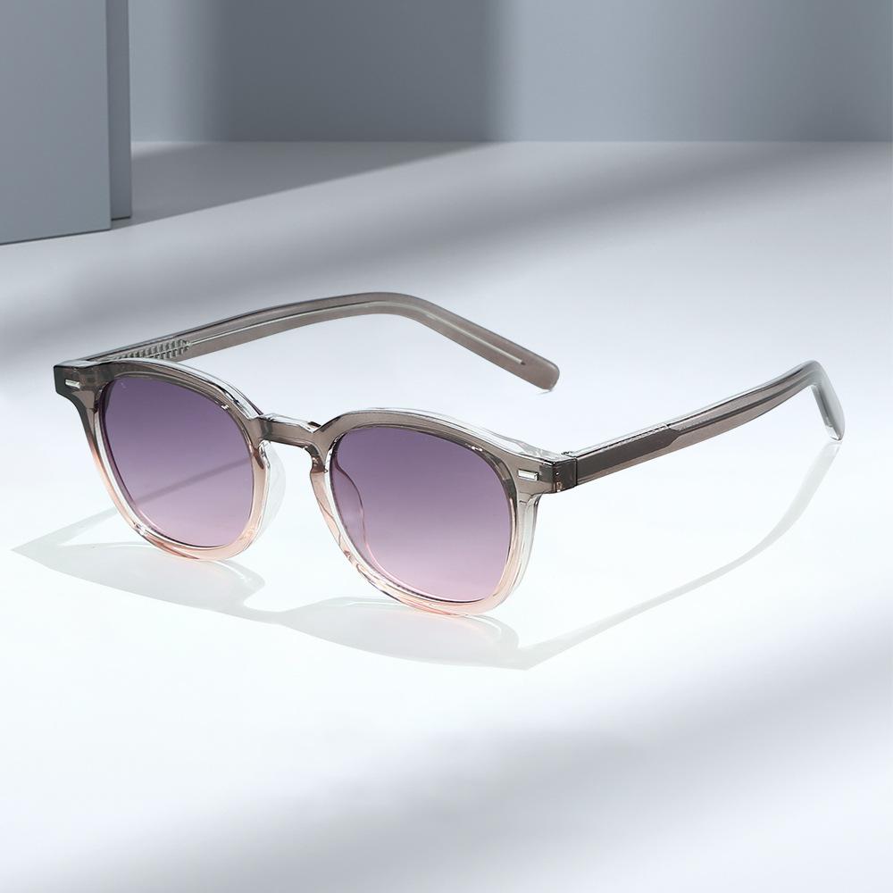  New Vintage Round TR90 Sunglasses Women Luxury Oval Fashion Men Sun Glasses Oculus UV400