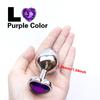 Stainless Steel Anal Plug Heart Shape 5 Sizes Crystal Anal Plug Removable Butt Plug Stimulator Anal Sex Toys Prostate Massager