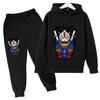 2025 Gundam Casual Kids Clothes 2 Piece Hoodies Set Clothing Cool Girls Clothing Boys Tracksuit Children Baby Clothes
