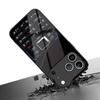 Retro Phone Button Pattern Tempered Glass Phone Case For Samsung Galaxy S26 S25 S24 S23 Ultra Plus FE Shockproof Cover