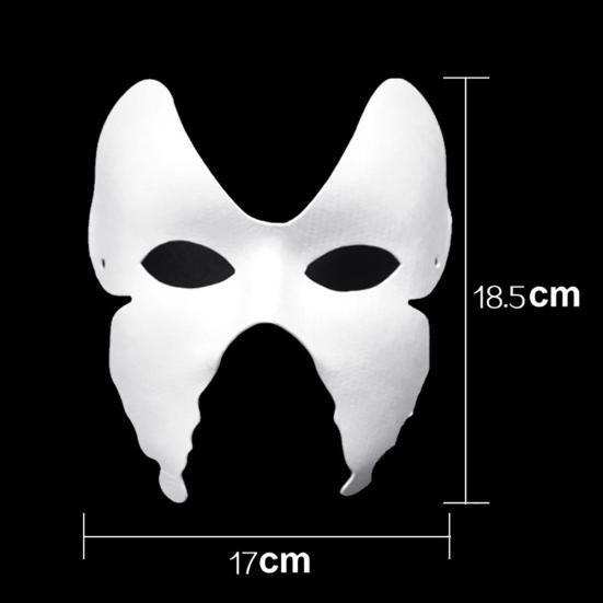 Blank Colored Painting Masquerade Cosplay Pulp Mask Kindergarten DIY Supplies