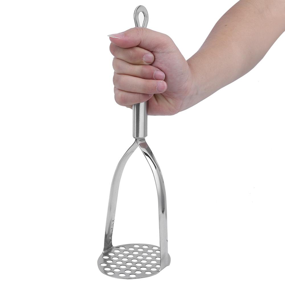 Thickened Stainless Steel Potato Masher Household Sweet Potato Fruit Baby Food  Supplement Masher