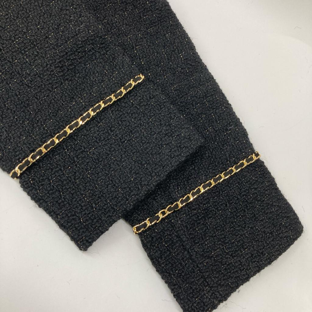 Louigedress LDZ1022107A0003 Black Tweet Jacket Jacket F blackUsed