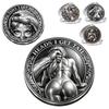 Heads Get Tail/Tails Get Head Commemorative Coin Double-Sided Cheeky Decision Coins Lucky Token Gift for Adults Date Night Ideas