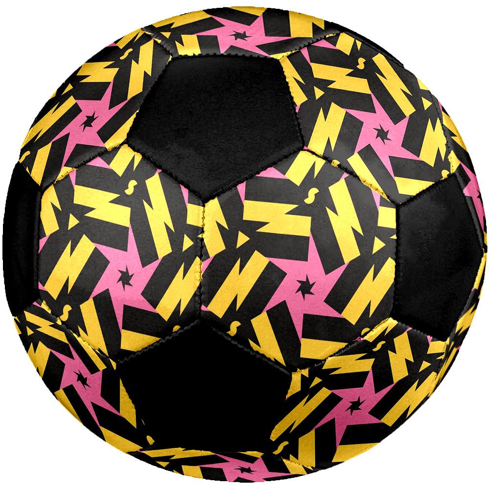 1pc Abstract Geometric Durable Soccer Ball/Football, Size 5, Perfect for Training, Entertainment And Competition,Gift yy26060687