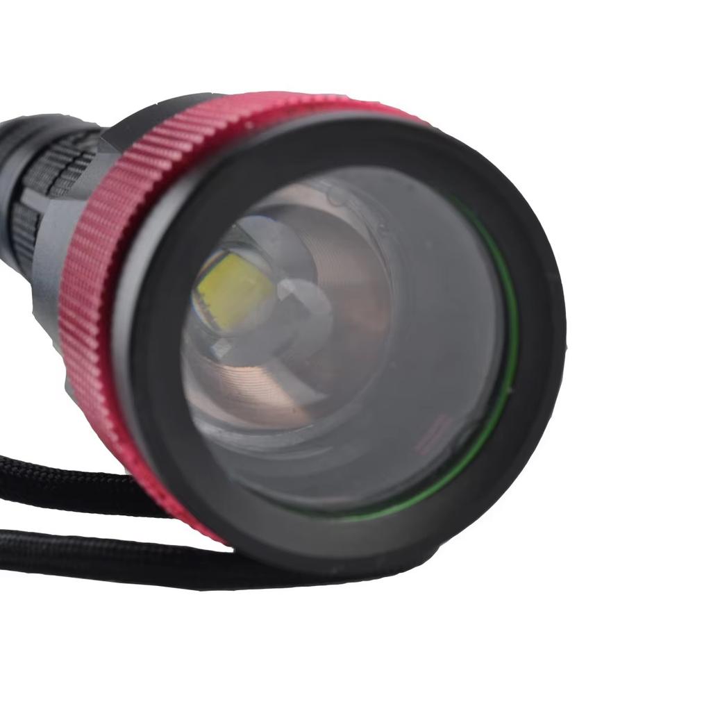 Convoy Zooming LED Flashlight XM-L T6 800lm High Power Torch Light by Nitecore 18650 Battery for Camping Self Defense Outdoor