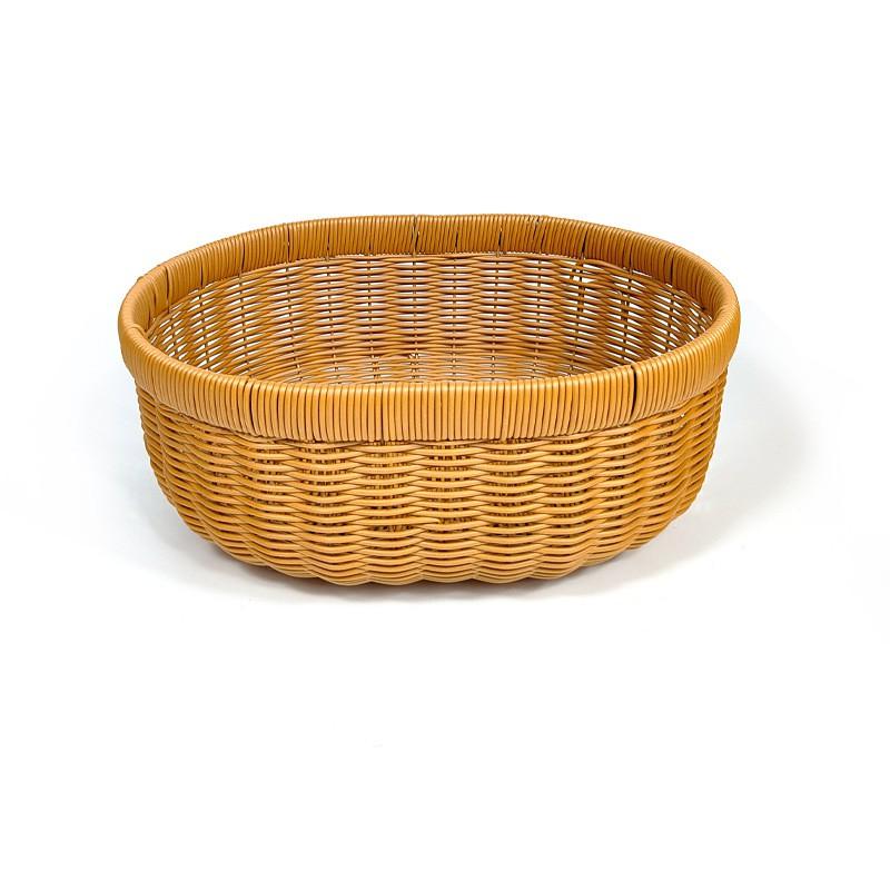Multi-Use Plastic Storage Basket Fruit Vegetables Bread Snacks Kitchen Organization PP Material Luxury Style