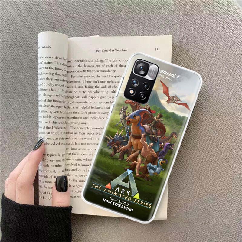 Game ARK Survival Evolved Phone Case For Redmi Note 13 12 Pro Plus 14 15 Pro 5G 11 11T 11E 11S 10 Pro 10S 9 9S Cover Cell Clear