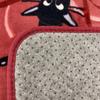 Senko Delivery Service Ribbon Gift Soft Boa 50 X Wine Jiji Cat 23269 Kiki's Mat/Rug, Approx. 120cm, Red, Design,