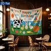 Party Backdrop Flat Banners Duck Rabbit Pumpkin Boat Bunting Celebrations Wedding Celebration Photo Booth Front Door Decor