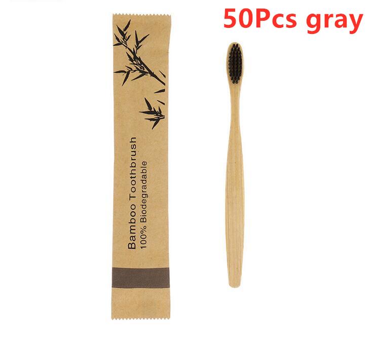 New Style Portable Bamboo Toothbrushes Eco Friendly Wooden Tooth Brush for Adults Children Customized Laser Engraving Logo