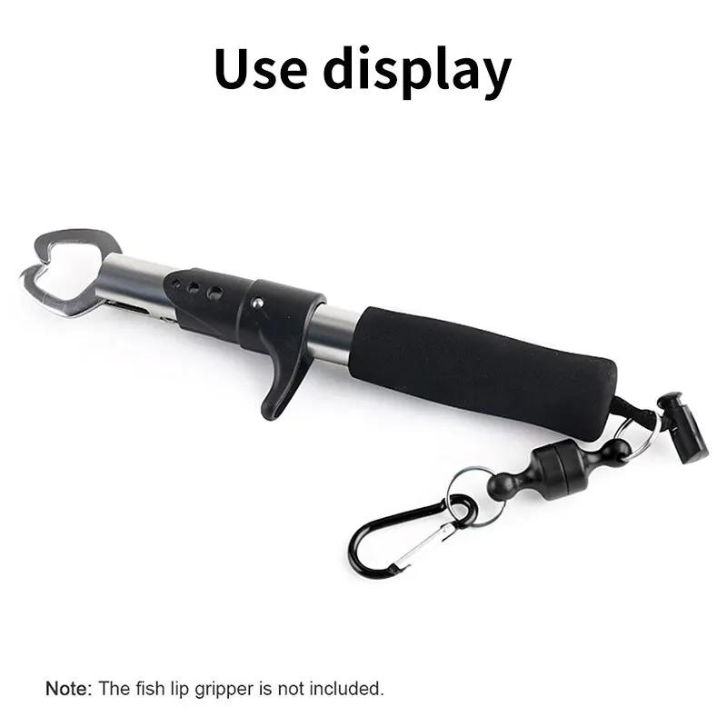 Magnetic Fishing Hanging Buckle Quick Release Metal Carabiner Strong Magnetic Force Wireless Lost Rope Mountaineering Gear