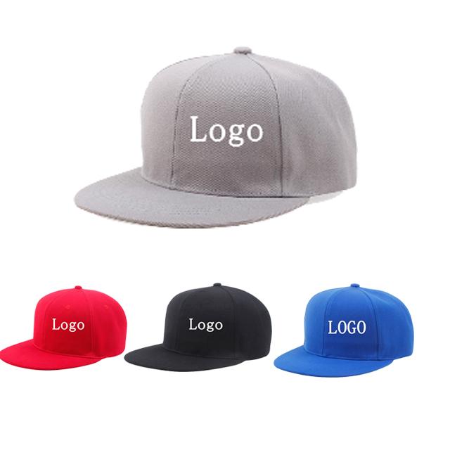 Customized Flat Brim Embroidery Snapback Caps Custom Sports Hats With Logo Cap Wholesale Hip Hop Caps чёрный