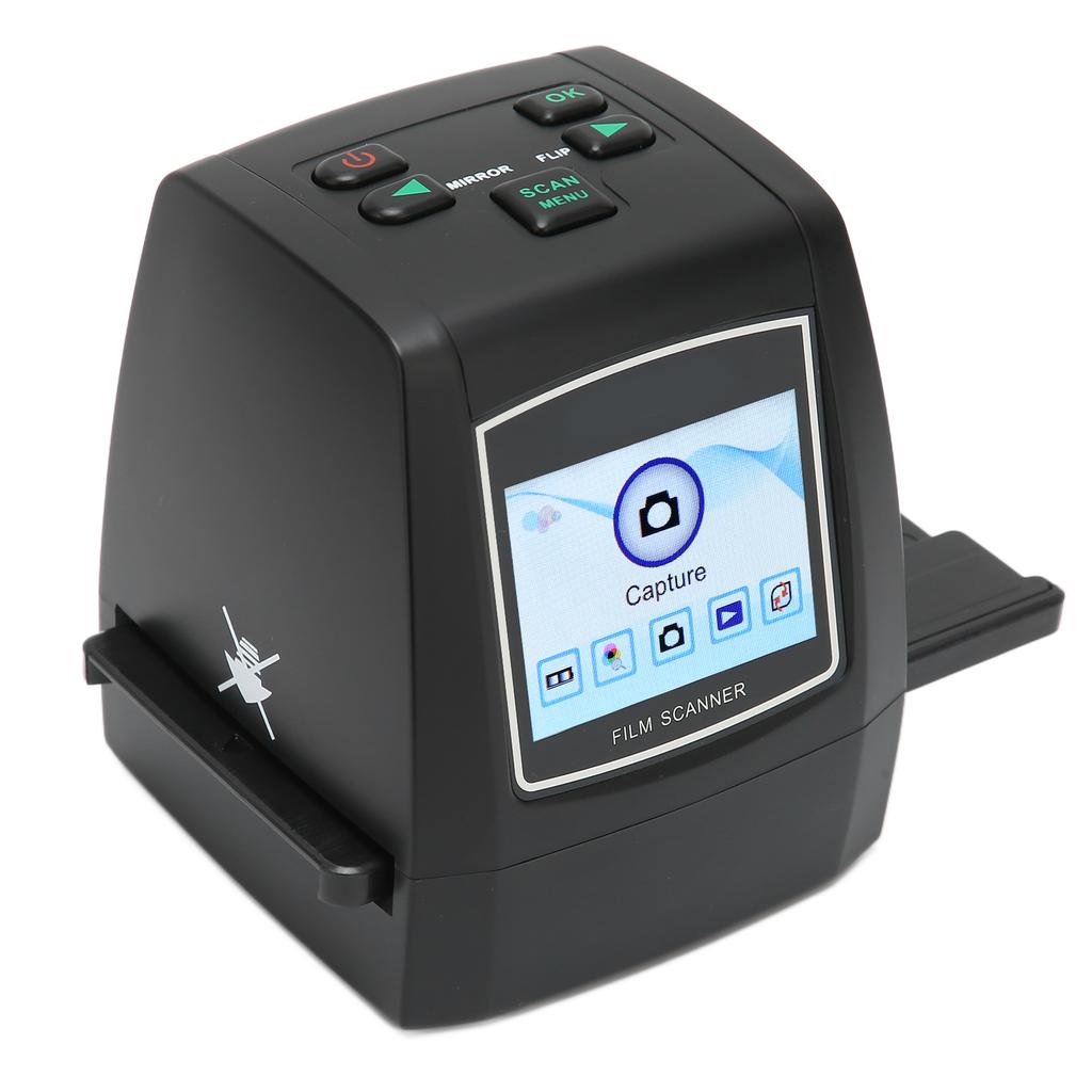 Filmscanner, digitaler 2,4-Zoll-Farb-LCD-Bildschirm, tragbarer Bildscanner für Schwarzweiß