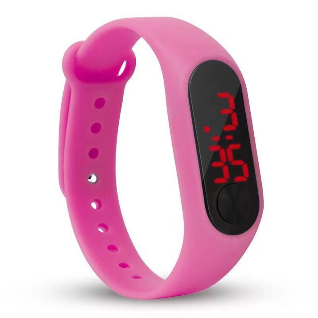 Sports LED Digital Wrist Watch Casaul Digital Wristwatch with Soft Adjustable Strap for Children Students