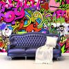Graffiti Wallpaper Street Culture Wallpaper Art Mural Bedroom Corridor Kids Room Wall Mural