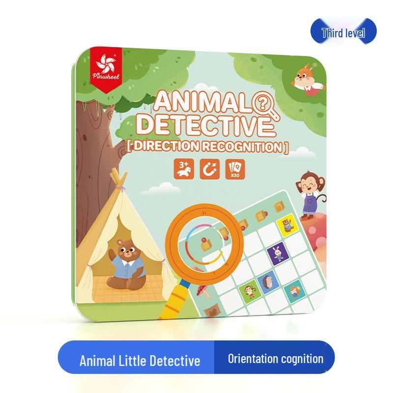 

Когнитивная игра на сопоставление «Детектив-вертушка с животными» – Обучающая игрушка для детей 3-5 лет