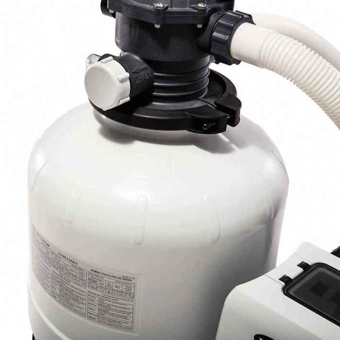 Pompe À Sable - INTEX - 10m3/h - Filtre À Sable - Electrique - Blanc