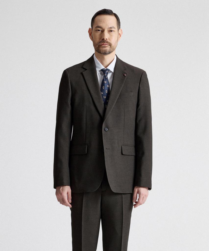 Stco Tech-Poly Textured Comfort Suit Jacket Khaki (Classic Fit)_Ssjva52Csk