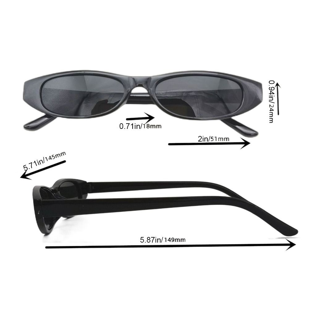 Vintage Uv375 Sunglasses For Women Small Frame Polarized Sun Glasses Fashion Shades Eyewear For Women & Men