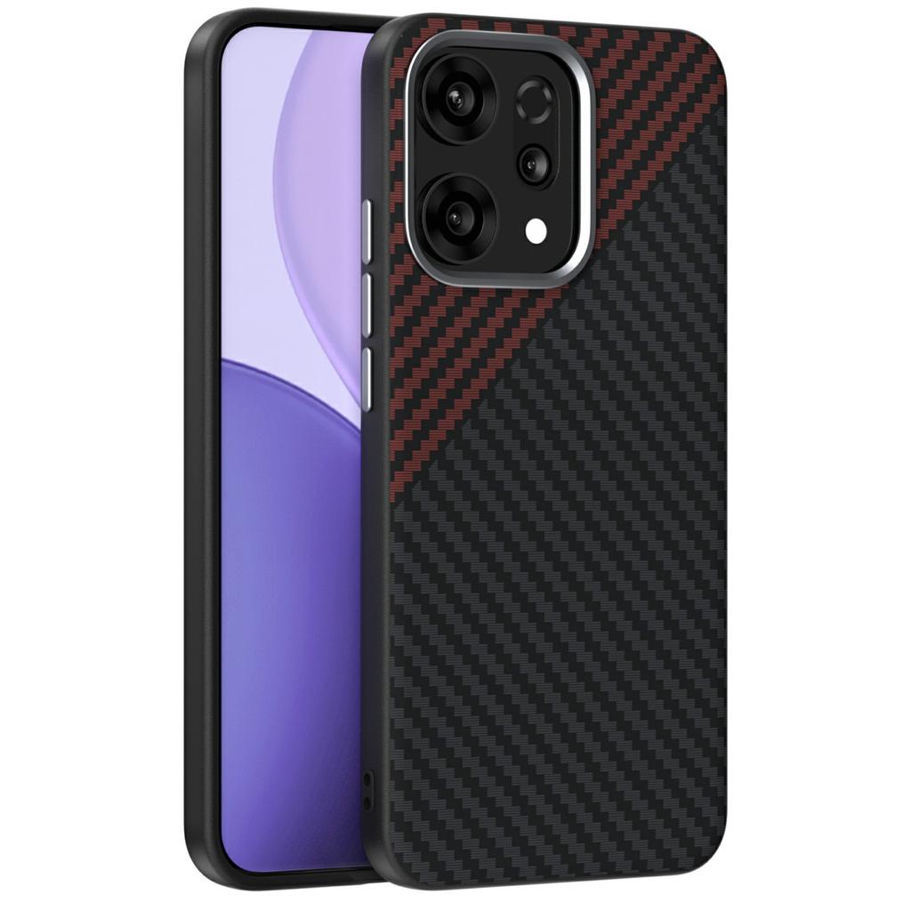 ABEEL For Oppo Reno14 5G (Global) Magnetic Case Carbon Fiber Texture Back Cover