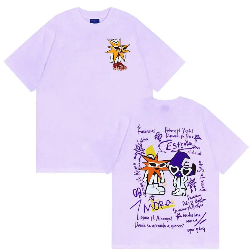 Rapper Album Tour 2025 Merch Tee Shirt Men's Women Harajuku Fashion Vintage T-shirt Casual Loose Cotton Oversized T Shirt Unisex