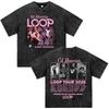 Ed Sheeran Loop Tour 2026 Vintage Vasket T-shirts Fans Gaver Herre Dame Beklædning Mode Hip Hop Oversized T-shirts28