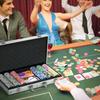 500-Piece Poker Chips Set, Poker Set with Mat, Chips, Two Card Decks, Dealer, Five Dices