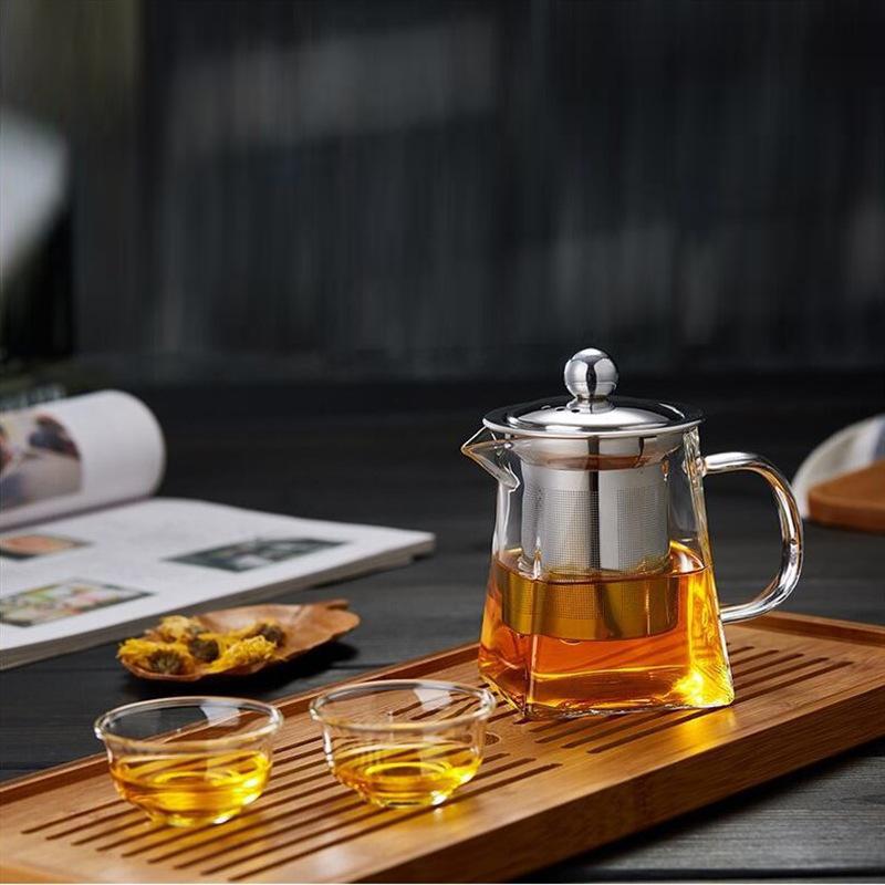 Thickened Glass Tea Infuser Set: Heat-Resistant Gong Dao Bei and Separator